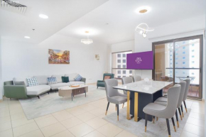 JBR The walk - Shams 2, Spacious accommodate 7 Adults with 5m walk to the Beach by Gardenia Suites